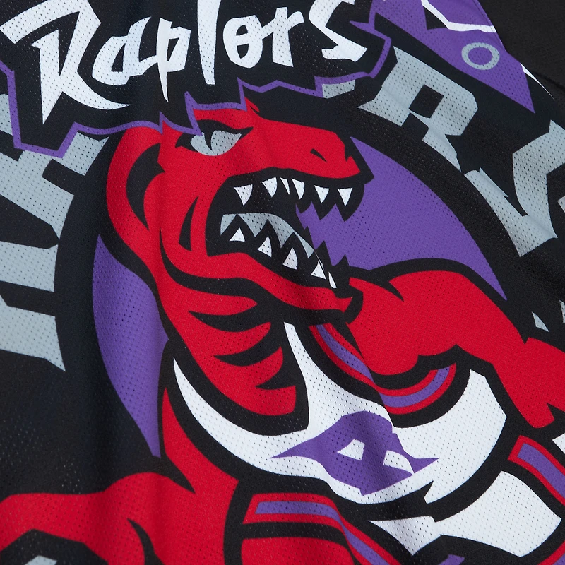 T-shirt à encolure en V filet Jumbotron 3.0 des Raptors de Toronto Mitchell & Ness pour homme, violet