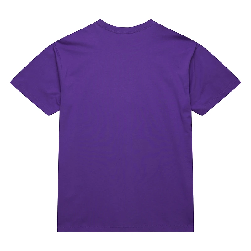 Men's Mitchell & Ness Raptors Purple Toronto Hardwood Classics Neon Nights Premium T-Shirt