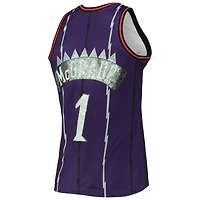 Maillot Swingman Diamond pour homme Mitchell & Ness Tracy McGrady violet des Toronto Raptors 1998/99 Hardwood Classics NBA 75th Anniversary
