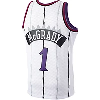 Men's Mitchell & Ness Tracy McGrady White Toronto Raptors 1998/99 Hardwood Classics Swingman Jersey