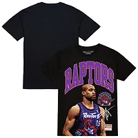 T-shirt noir Mitchell & Ness Vince Carter pour homme, motif arches de joueur, Hardwood Classics, des Raptors Toronto