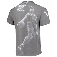 T-shirt Mitchell & Ness Vince Carter gris chiné pour homme des Raptors de Toronto, Above The Rim