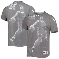 T-shirt Mitchell & Ness Vince Carter gris chiné pour homme des Raptors de Toronto, Above The Rim
