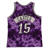 Men's Mitchell & Ness Vince Carter Purple Toronto Raptors 1998/99 Hardwood Classics Galaxy Swingman - Jersey