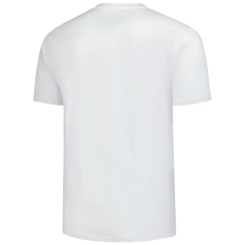 Men's Mitchell & Ness Vince Carter White Toronto Raptors Hardwood Classics Chalked Up T-Shirt