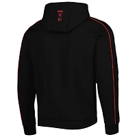 Chandail à capuchon enfiler triple mélange NBA x Hugo Boss pour homme Toronto Raptors Team Bounce noir