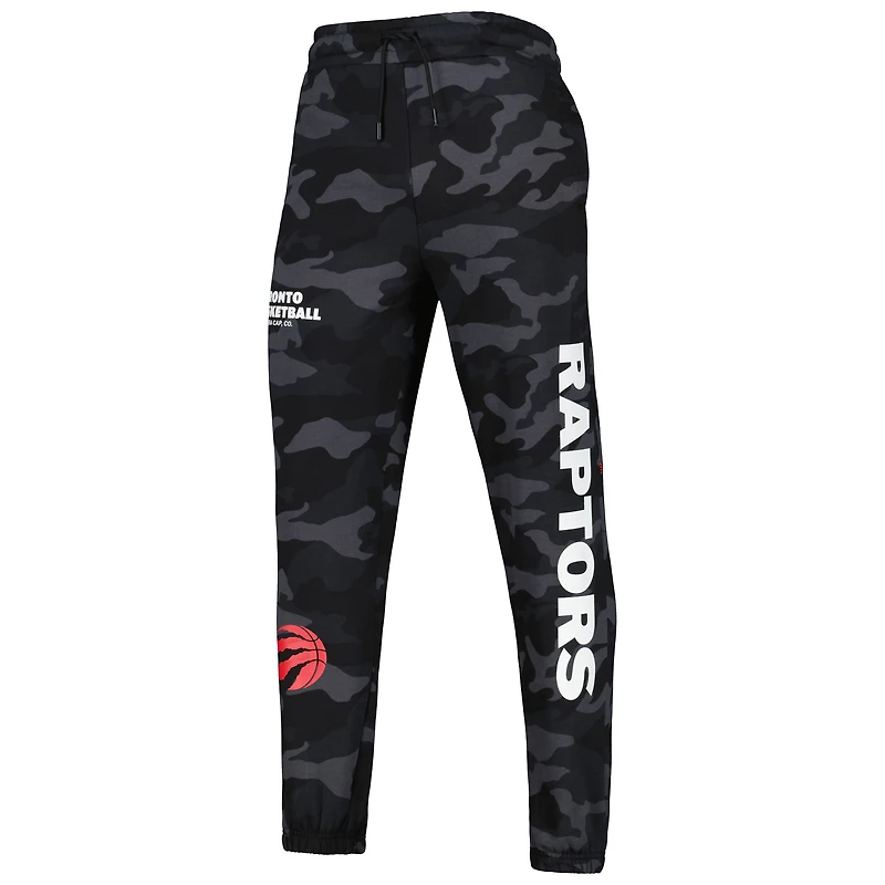 Pantalon de jogging Tonal Toronto Raptors New Era pour homme, noir/camouflage