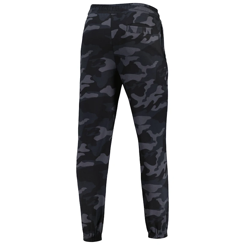 Pantalon de jogging Tonal Toronto Raptors New Era pour homme, noir/camouflage