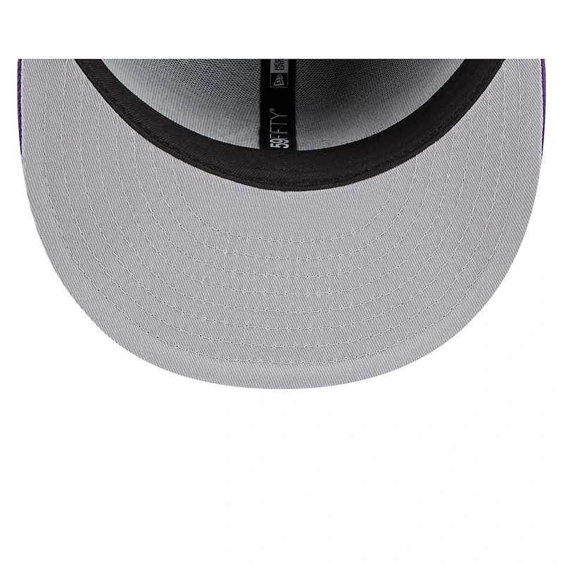 Men's New Era Black/Purple Toronto Raptors 2024/25 City Edition 59FIFTY Fitted Hat