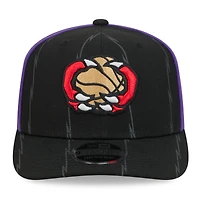 Men's New Era Black/Purple Toronto Raptors 2024/25 City Edition 9SEVENTY Adjustable Hat