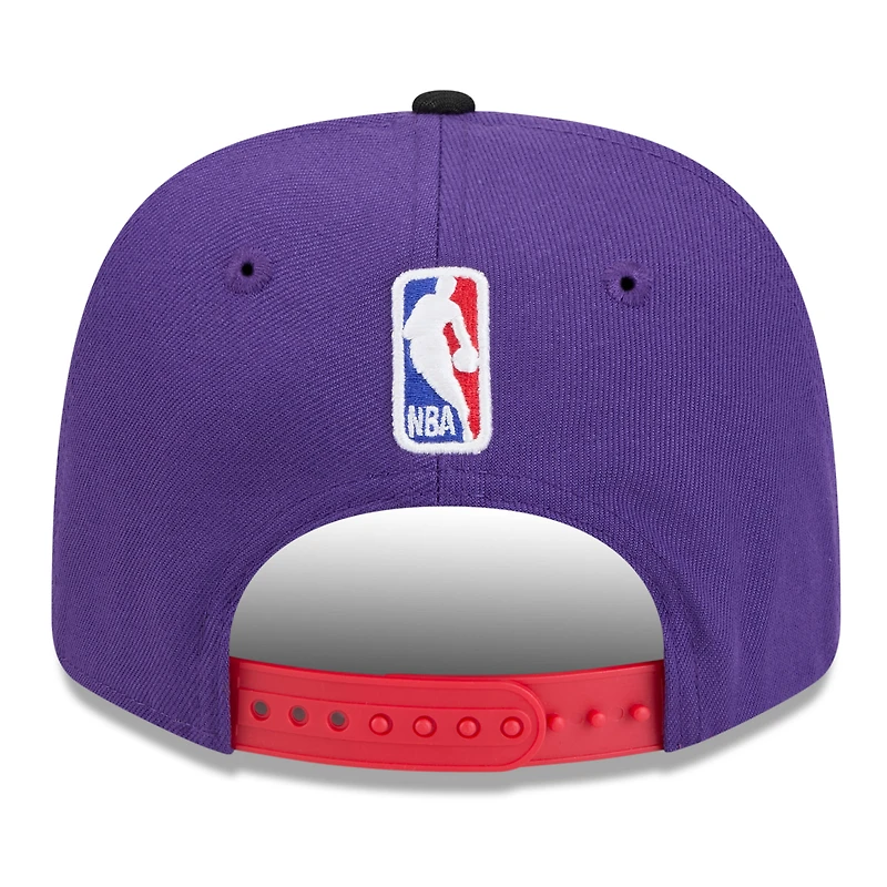Men's New Era Black/Purple Toronto Raptors 2024/25 City Edition 9SEVENTY Adjustable Hat
