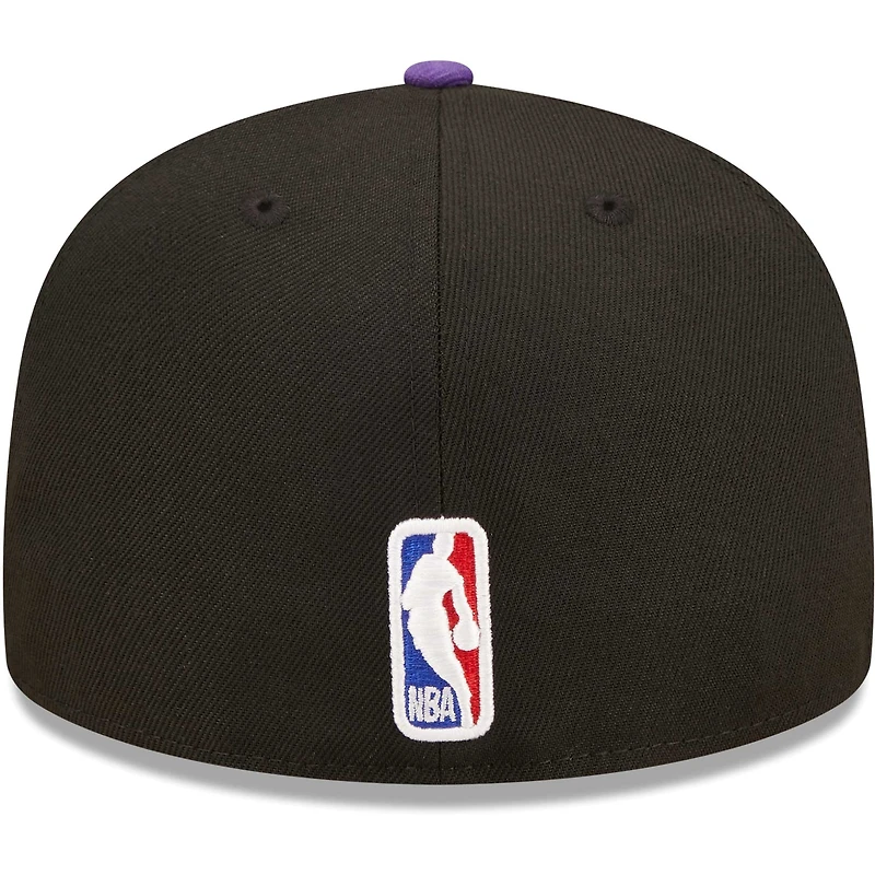 Casquette ajustée 59FIFTY Tip Off Toronto Raptors New Era pour homme, noir/violet