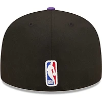 Casquette ajustée 59FIFTY Tip Off Toronto Raptors New Era pour homme, noir/violet