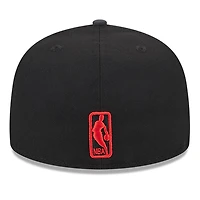 Men's New Era Black 2024 NBA All-Star Game Rally Drive Checkerboard 59FIFTY Fitted Hat
