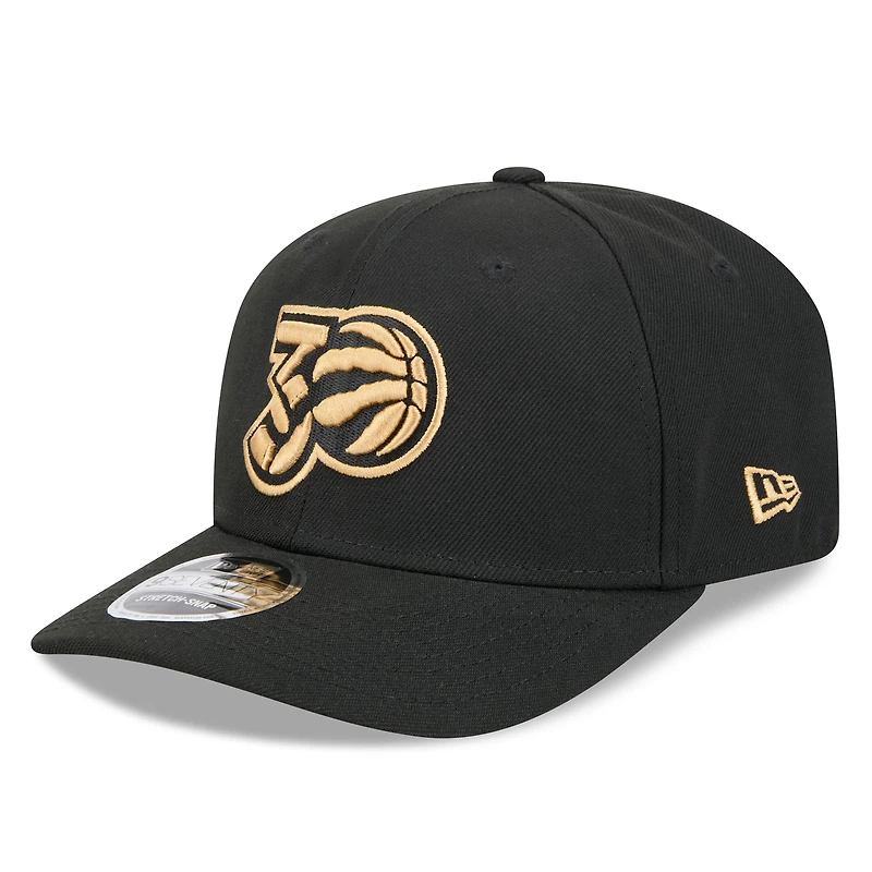 Casquette ajustable Toronto Raptors 2024/25 City Edition 9SEVENTY noire New Era pour homme