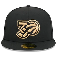 Men's New Era  Black Toronto Raptors 2024/25 City Edition Alternate 59FIFTY Fitted Hat