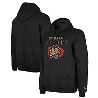 Men's New Era Black Toronto Raptors 2024/25 City Edition Pullover Hoodie