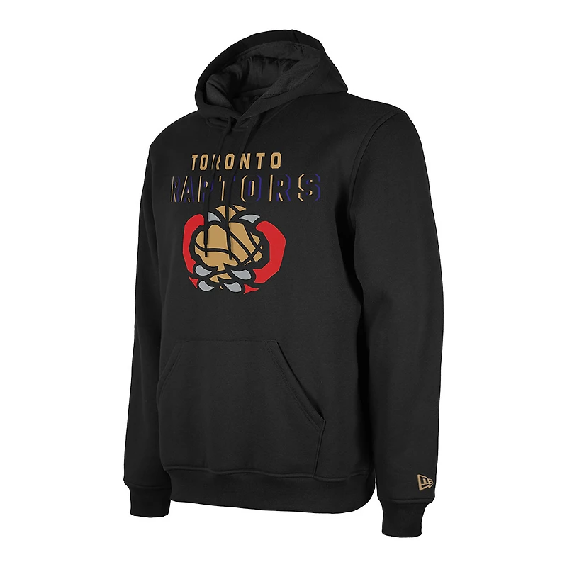 Men's New Era Black Toronto Raptors 2024/25 City Edition Pullover Hoodie