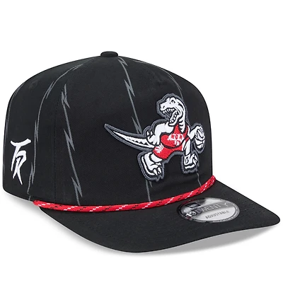 Casquette ajustable New Era noire Toronto Raptors 2025/26 City Edition 19TWENTY pour homme