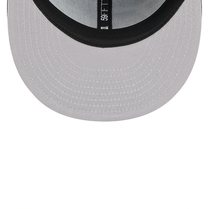 Men's New Era Black Toronto Raptors 2025/26 City Edition Alternate 59FIFTY Fitted Hat