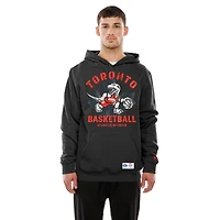 Sweat à capuche polaire New Era noir Toronto Raptors édition City 2025/26 pour homme