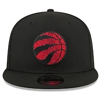 Men's New Era Black Toronto Raptors 2026 NBA Draft Crystal 9FIFTY Snapback Hat