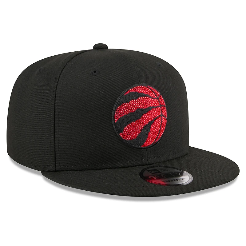Men's New Era Black Toronto Raptors 2026 NBA Draft Crystal 9FIFTY Snapback Hat