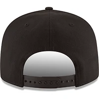 Casquette New Era 9FIFTY ajustable à logo noir et blanc des Raptors de Toronto pour homme