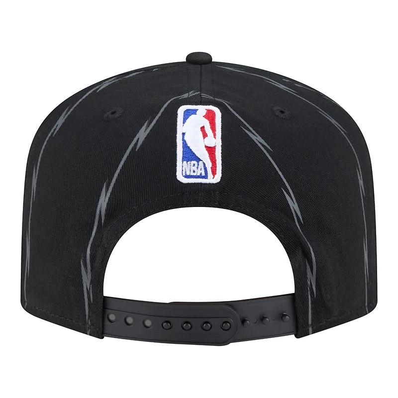 Casquette ajustable New Era noire Toronto Raptors City Edition 19TWENTY pour homme