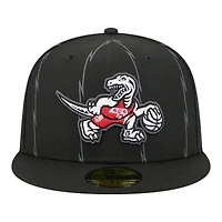 Men's New Era  Black Toronto Raptors City Edition 59FIFTY Fitted Hat