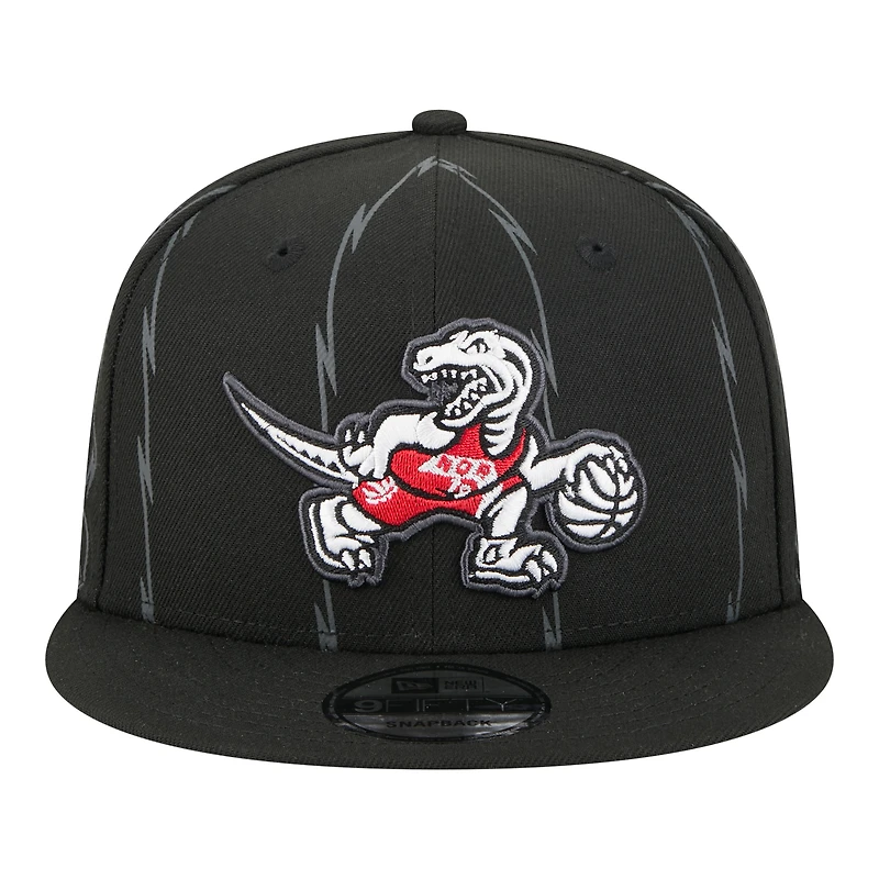 Men's New Era  Black Toronto Raptors City Edition 9FIFTY Snapback Hat