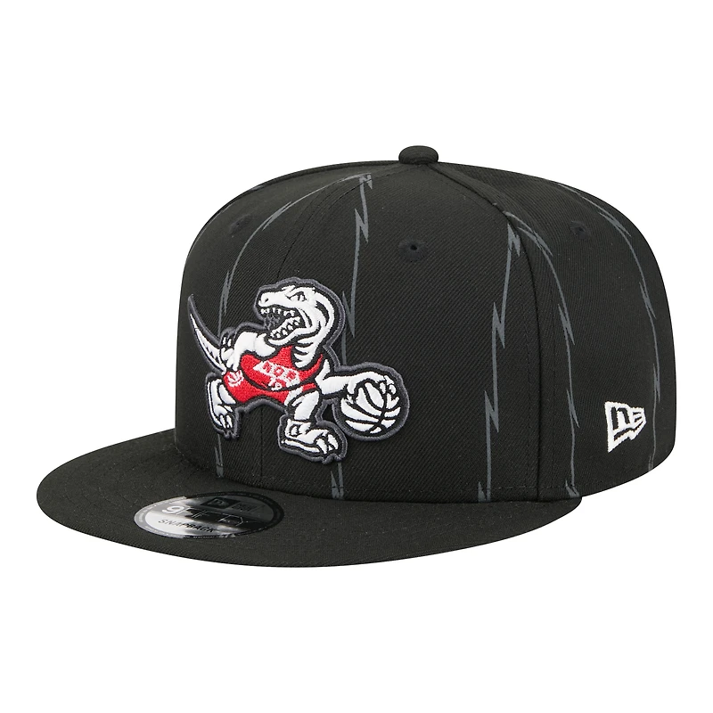 Men's New Era  Black Toronto Raptors City Edition 9FIFTY Snapback Hat