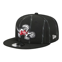 Men's New Era  Black Toronto Raptors City Edition 9FIFTY Snapback Hat