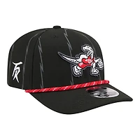 Men's New Era  Black Toronto Raptors City Edition 9SEVENTY Stretch-Snap Hat