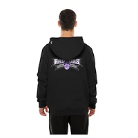 Men's New Era  Black Toronto Raptors Front Back Logo Hoodie