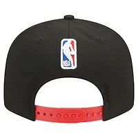 Men's New Era Black Toronto Raptors Jersey Hook Statement Edition 9FIFTY Snapback Hat