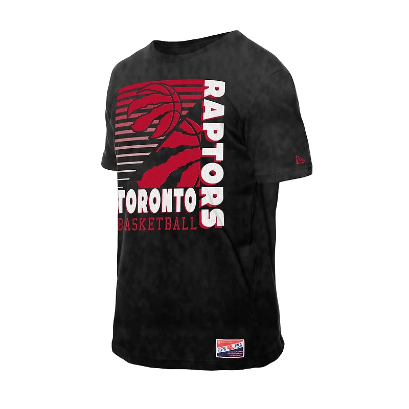 Men's New Era Black Toronto Raptors Mineral Wash T-Shirt