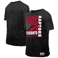 Men's New Era  Black Toronto Raptors Mineral Wash T-Shirt