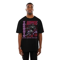 T-shirt surdimensionné Whoosh noir des Toronto Raptors de New Era pour homme
