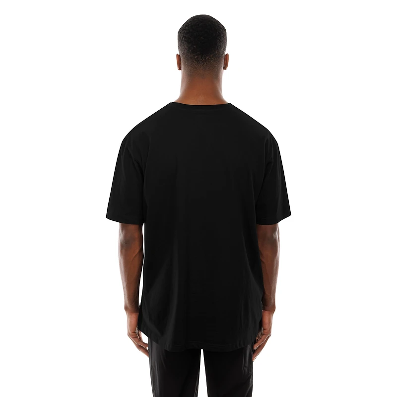 T-shirt surdimensionné Whoosh noir des Toronto Raptors de New Era pour homme