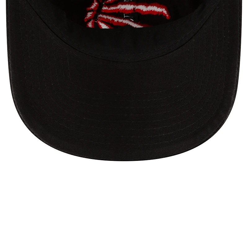 Men's New Era Black Toronto Raptors Team 2.0 9TWENTY Adjustable Hat