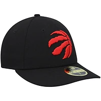 Men's New Era Black Toronto Raptors Team Low Profile 59FIFTY Fitted Hat