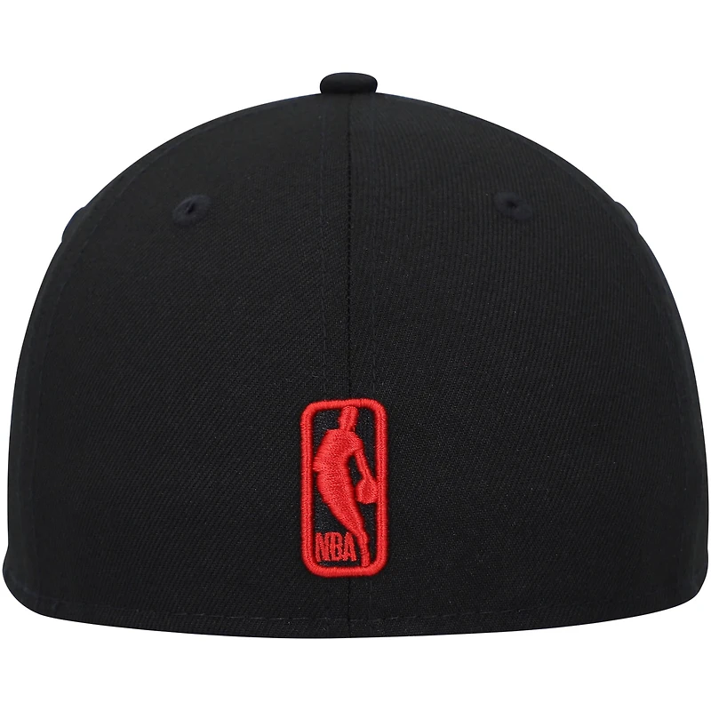 Men's New Era Black Toronto Raptors Team Low Profile 59FIFTY Fitted Hat