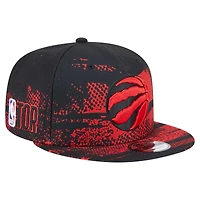 Men's New Era Black Toronto Raptors Tip-Off 9FIFTY Snapback Hat