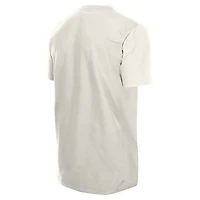 T-shirt oversize New Era crème Toronto Raptors City Edition pour homme