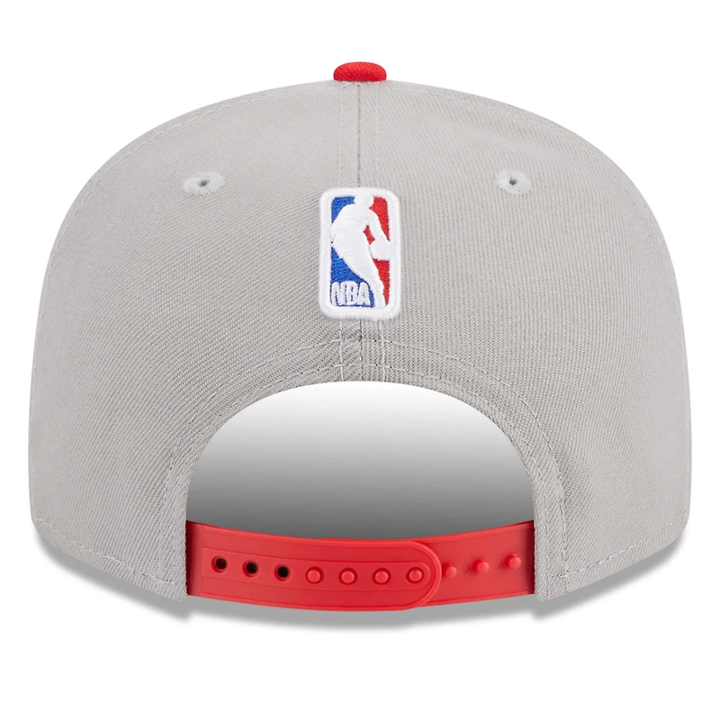 Casquette Snapback 9FIFTY NBA Draft 2023 NBA Raptors New Era grise/rouge pour homme New Era