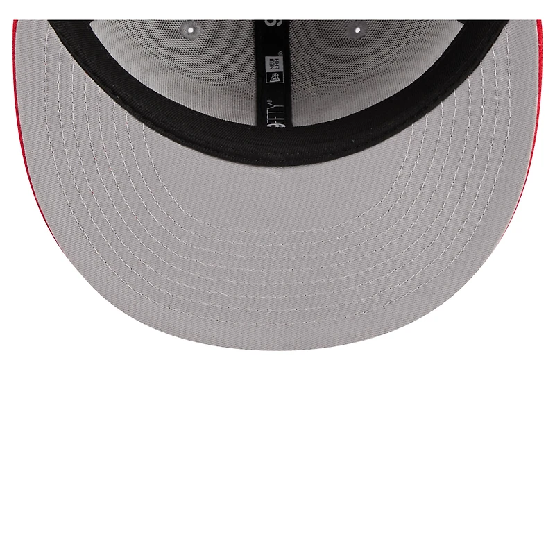 Men's New Era  Gray/Red Toronto Raptors 2023 NBA Draft 9FIFTY Snapback Hat