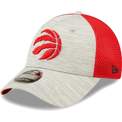 Men's New Era Gray/Red Toronto Raptors Active 9FORTY Snapback - Hat