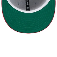 Men's New Era Gray/Red Toronto Raptors Tip-Off Two-Tone 59FIFTY Fitted Hat
