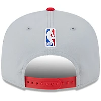 Men's New Era Gray/Red Toronto Raptors Tip-Off Two-Tone 9FIFTY Snapback Hat